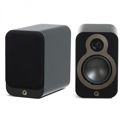 Q Acoustics 3030c Bookshelf Speakers Pair Satin Black
