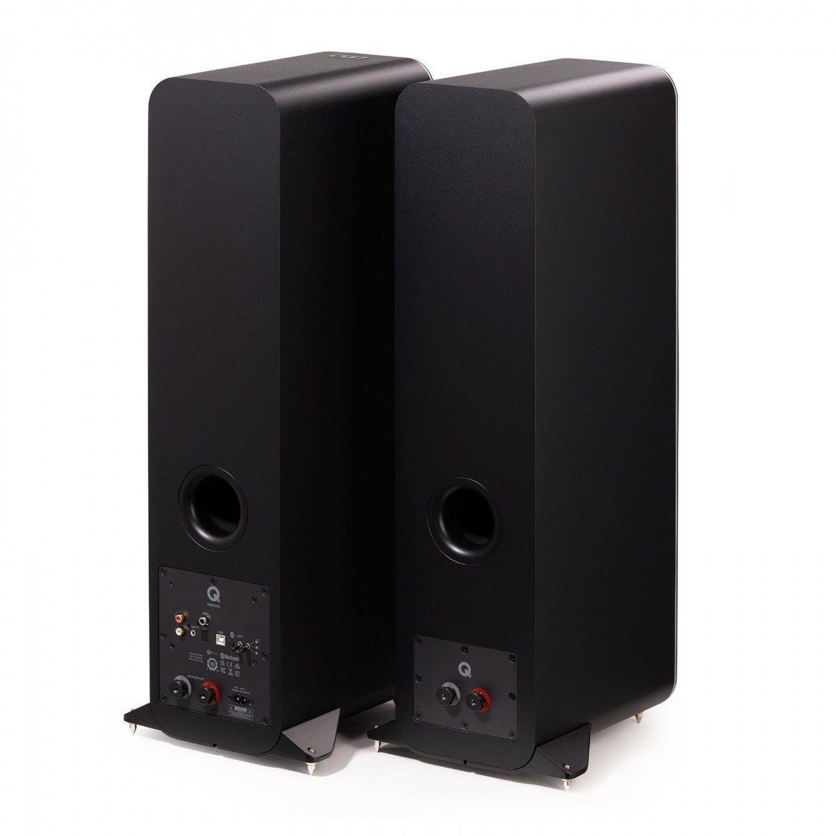 Q Acoustics M40 Powered Bluetooth Floorstanding Speakers Pair Black