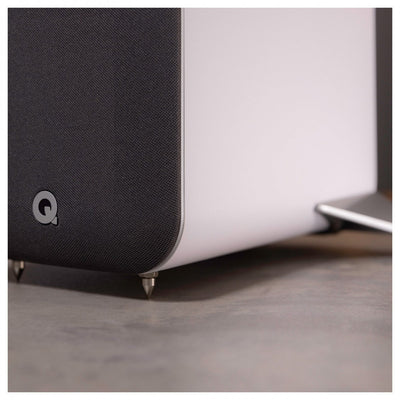 Q Acoustics M40 Powered Bluetooth Floorstanding Speakers Pair White