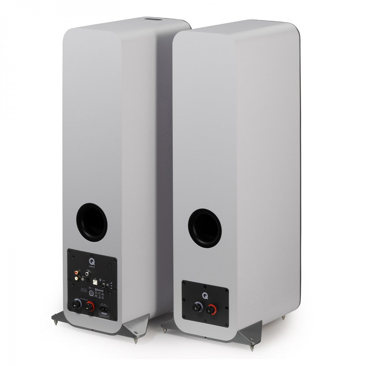 Q Acoustics M40 Powered Bluetooth Floorstanding Speakers Pair White
