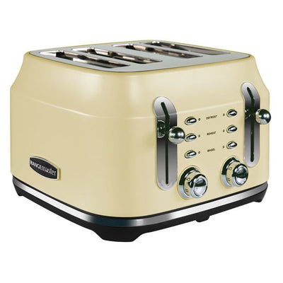 Rangemaster RMCL4S201CM Classic 4 Slice Toaster - Cream