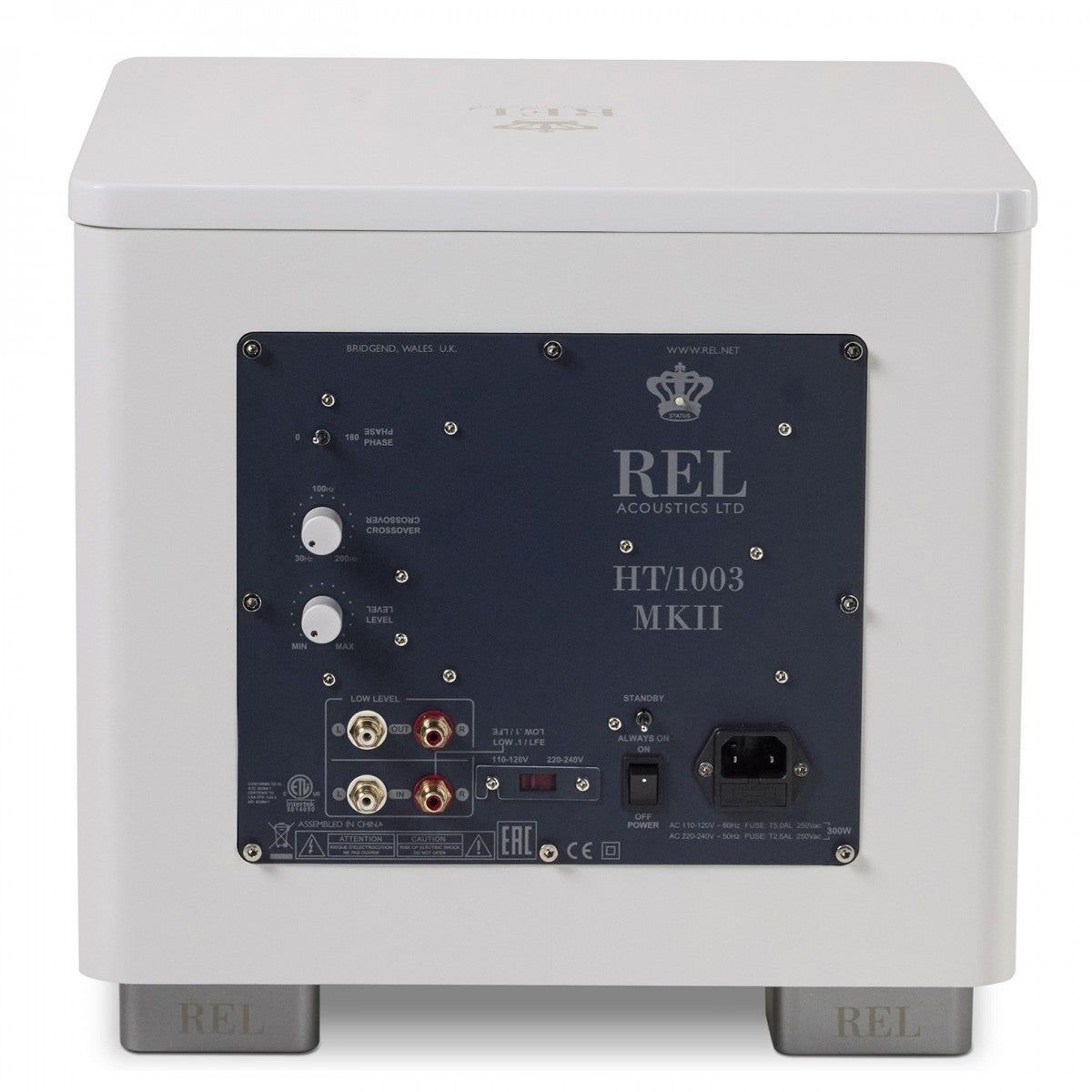 REL HT 1003 MKII 300 Watt Subwoofer - White