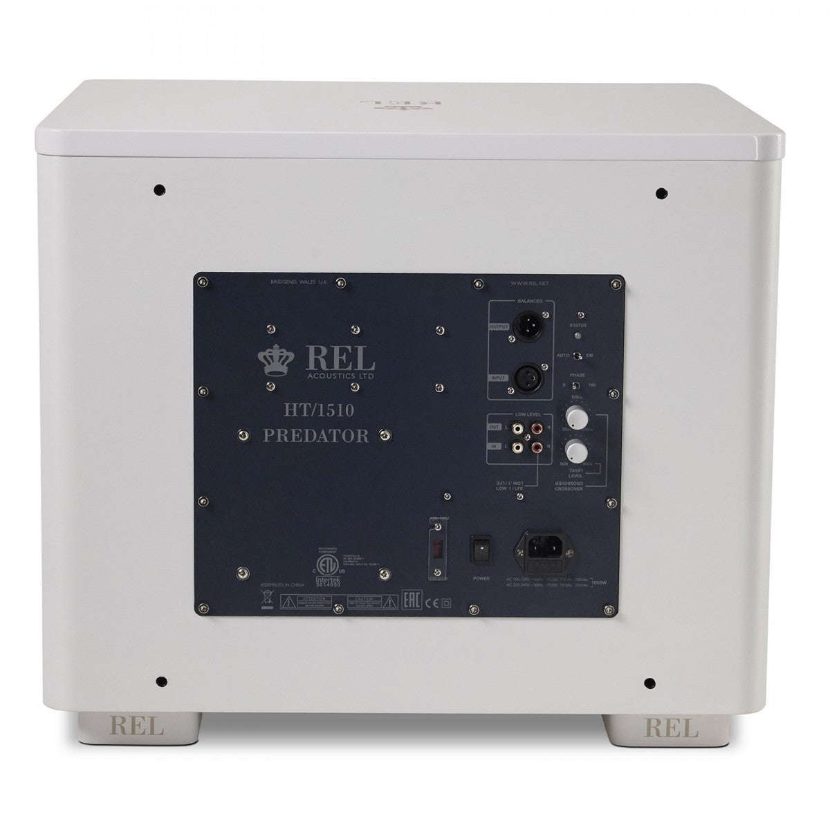 REL HT 1510 Predator 1000 Watt Subwoofer - White