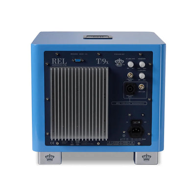 REL T9x SE 300 Watt Subwoofer - French Racing Blue