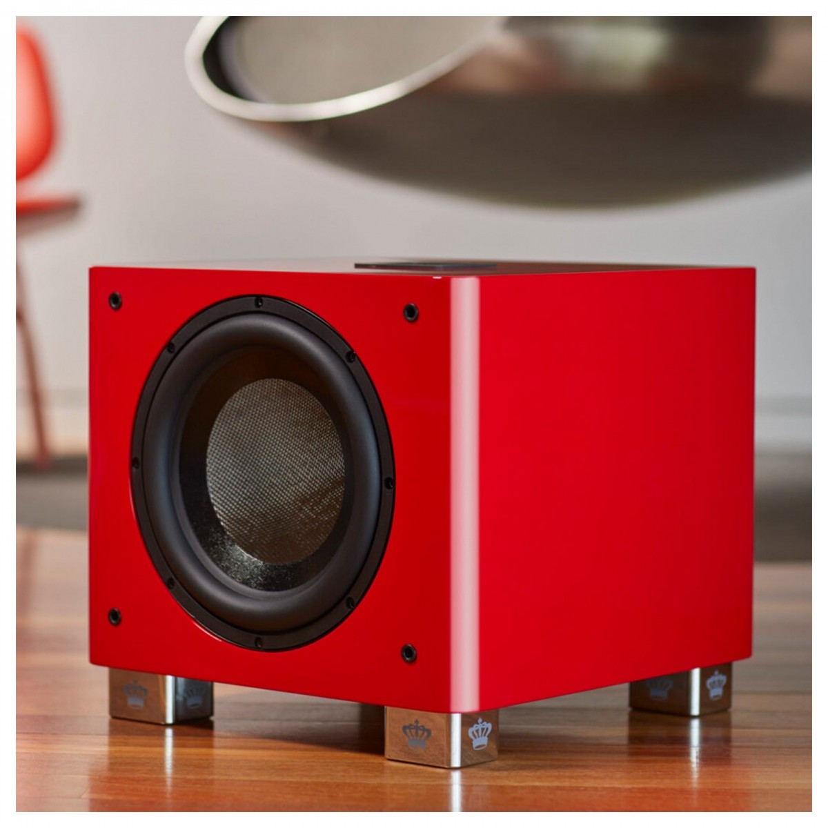 REL T9x SE 300 Watt Subwoofer - Italian Racing Red