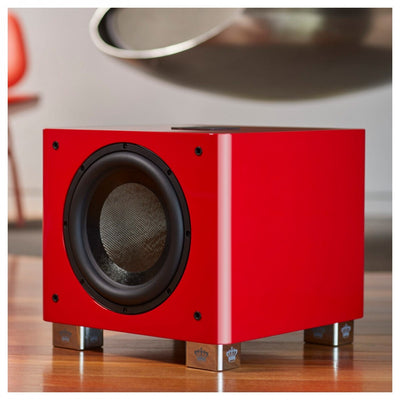 REL T9x SE 300 Watt Subwoofer - Italian Racing Red