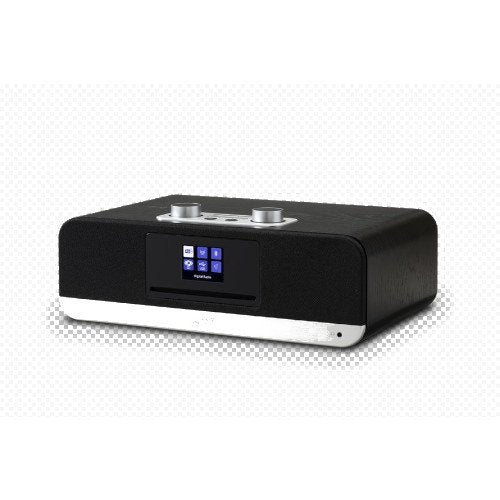 Roberts Blutune 300 DAB DAB+ Bluetooth CD USB Sound System Black Ash