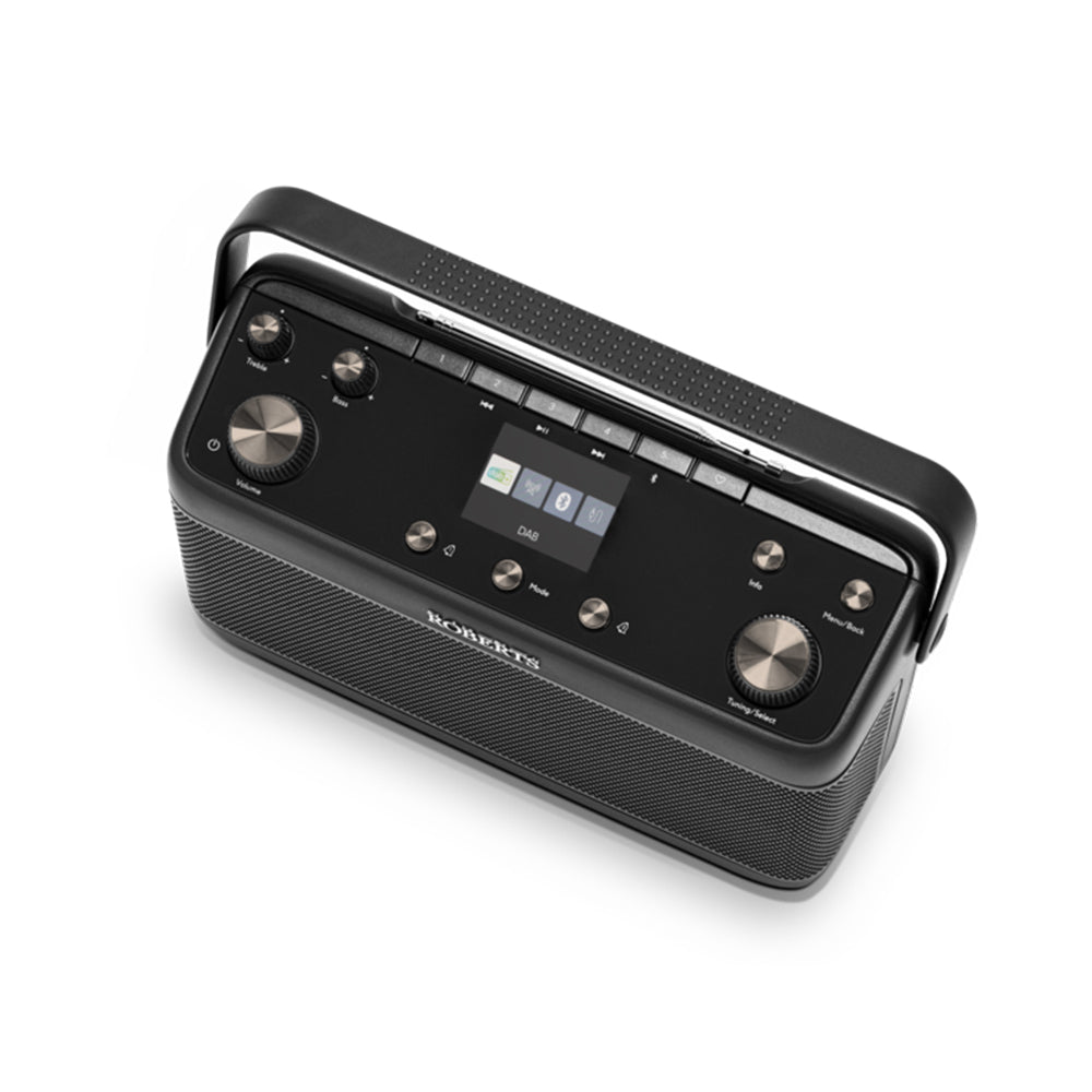 Roberts Blutune 7 DAB+ FM Bluetooth Portable Stereo Radio - Black