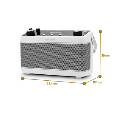 Roberts Blutune 7 DAB+ FM Bluetooth Portable Stereo Radio - White