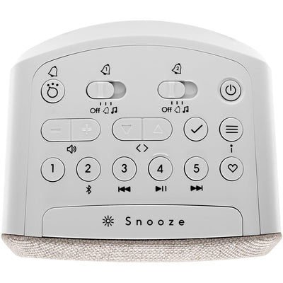 Roberts Ortus 5 DAB DAB+ FM RDS Bedside Radio with Bluetooth White