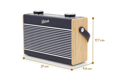 Roberts Rambler Classic DAB DAB+ FM RDS Bluetooth Radio Navy Blue