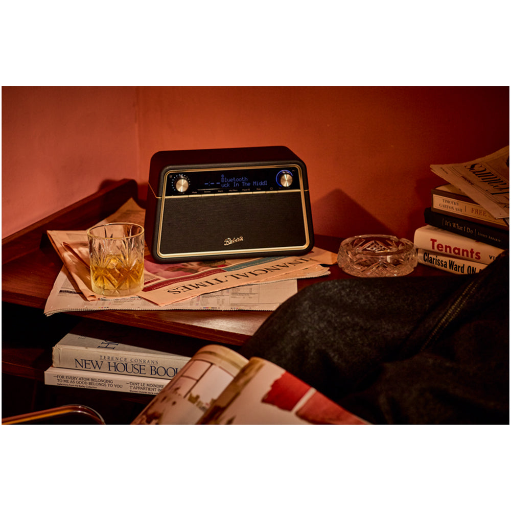 Roberts Reva DAB DAB+ FM Table-Top Radio With Bluetooth - Black