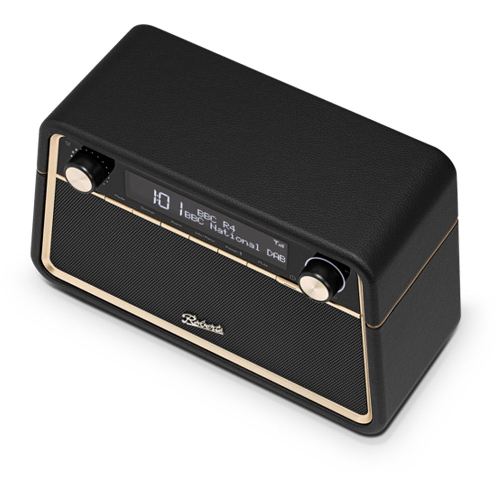 Roberts Reva DAB DAB+ FM Table-Top Radio With Bluetooth - Black