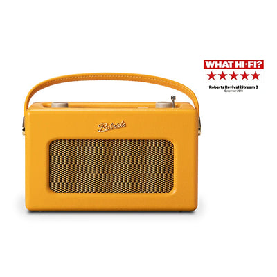 Roberts Revival iStream 3L DAB+ FM Bluetooth Internet Smart Radio works with Amazon in Sunburst Yellow Open Box Clearance