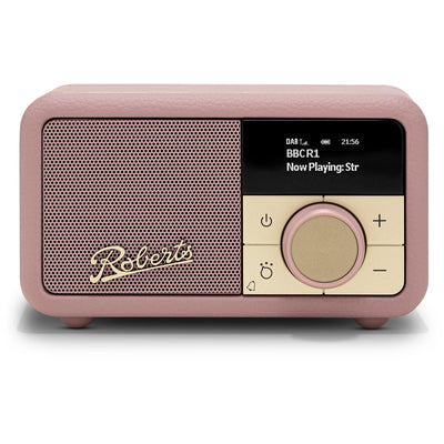 Roberts Revival Petite 2 DAB DAB+ Bluetooth Rechargeable Digital Radio Dusky Pink