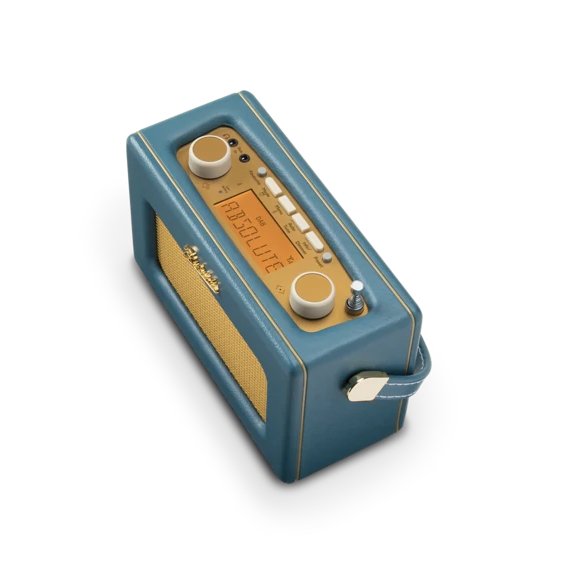 Roberts Revival Uno BT DAB DAB+ FM Radio with 2 alarms and line out in Teal Blue Bluetooth