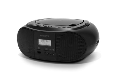 Roberts Zoombox 4 Portable CD Player DAB DAB+ FM RDS Bluetooth Black