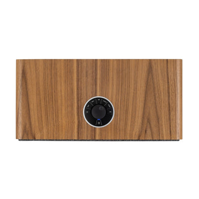 Ruark R3S Music System in Rich Walnut Veneer with Slate Grey Fabric Grille