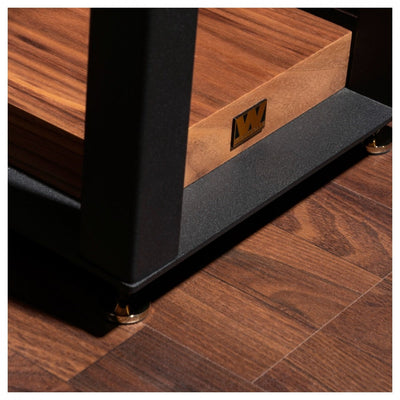 Ruark R610 Music Console and Wharfedale Linton Heritage Standmount Speakers with Matching Stands - Walnut
