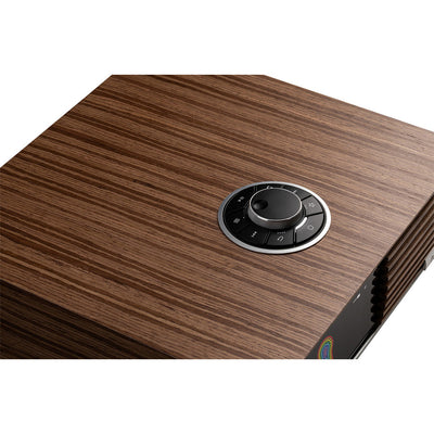 Ruark R610 Music Console & Sabre-R Bookshelf Speakers Pair Walnut with R-CD100 CD Player
