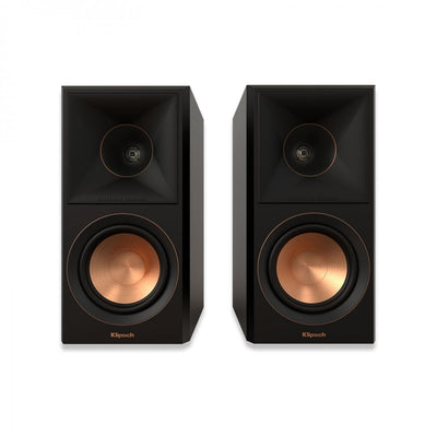 Ruark R610 Music Console with Klipsch RP-500M II Bookshelf Speakers Pair HiFi Package - Black