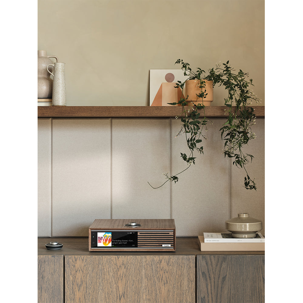 Ruark R710 CD Hi-Fi Console All-In-One System with CD Player & Streaming - Fused Walnut