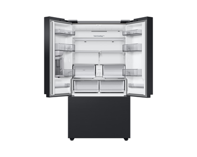 Samsung Bespoke AI RF24BB620EB1EU SpaceMax 674L Total No Frost American Fridge Freezer Black