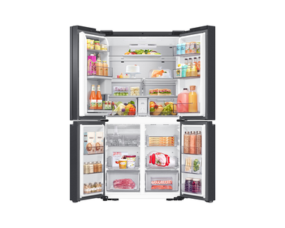 Samsung Bespoke AI RF65DG9H0EB1EU Family Hub 636L Total No Frost American Fridge Freezer Black