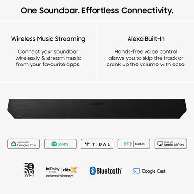 Samsung HW-Q800H Q-Series 5.1.2 Ch Dolby Atmos Soundbar with Subwoofer - Black (2026)