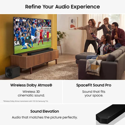 Samsung HW-Q800H Q-Series 5.1.2 Ch Dolby Atmos Soundbar with Subwoofer - Black (2026)
