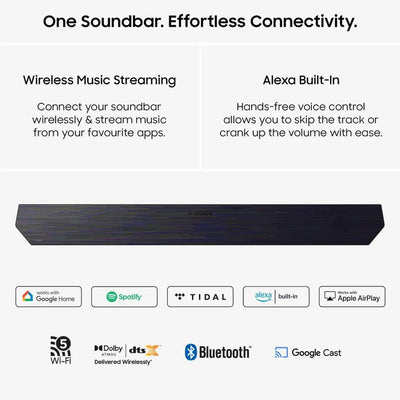 Samsung HW-Q990H Q-Series 11.1.4 Ch Dolby Atmos Soundbar with Subwoofer & Rear Speakers (2026)