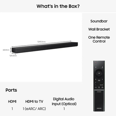 Samsung HW-QS90H Q-Series 7.1.2 Ch Dolby Atmos All-in-One Soundbar - Black (2026)