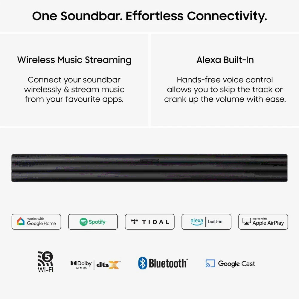 Samsung HW-QS90H Q-Series 7.1.2 Ch Dolby Atmos All-in-One Soundbar - Black (2026)