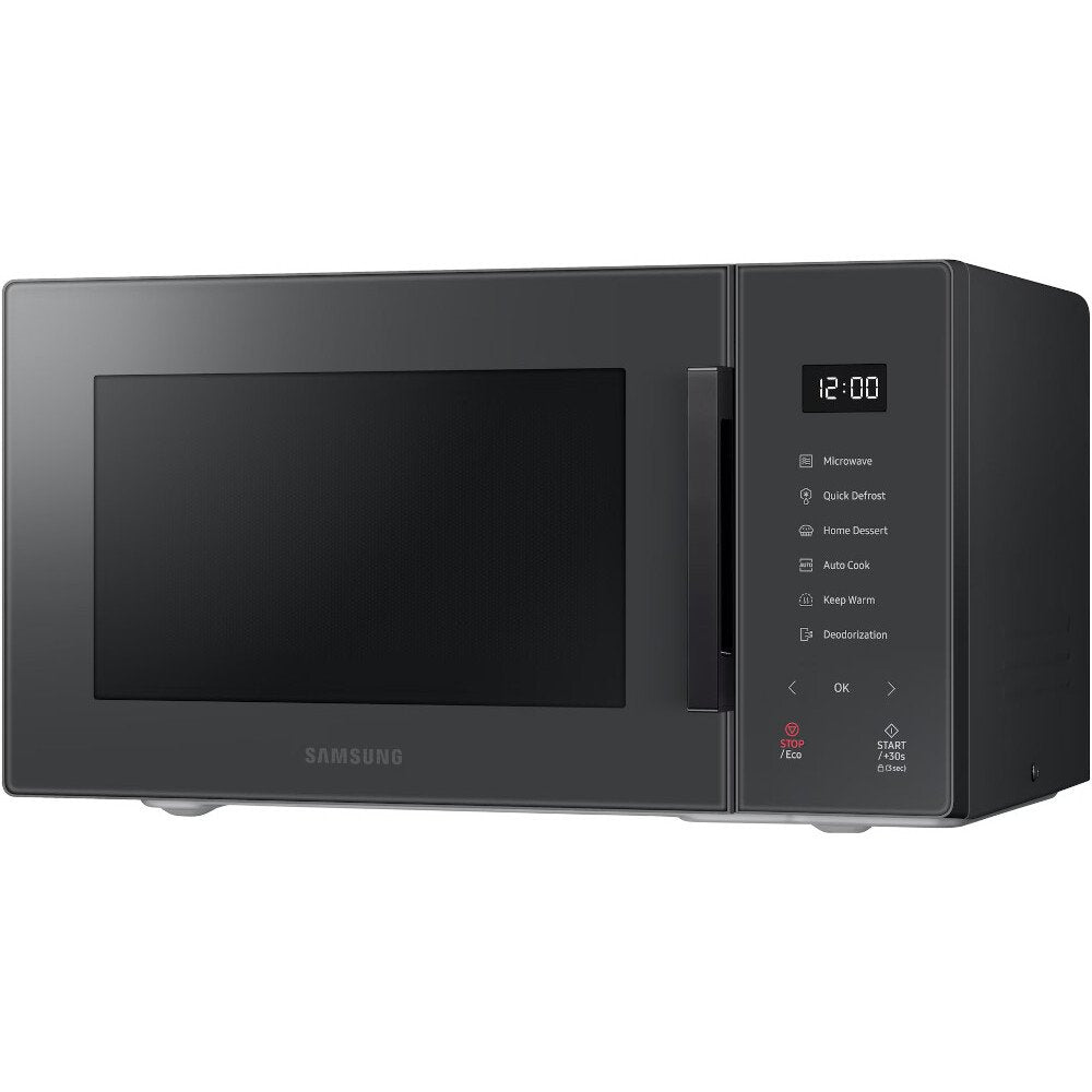 Samsung MS23T5018AC 23L Solo Microwave with Triple Distribution System - Charcoal Black