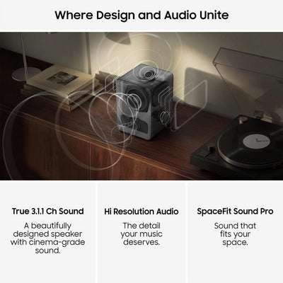 Samsung Music Studio 7 HW-LS70H Multi-Directional WiFi-Bluetooth Wireless Speaker - Black (2026)