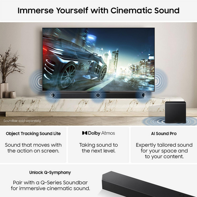 Samsung QE100QN80HUXXU 100 Inch QN80H QLED Quantum Mini LED 4K Ultra HD HDR Smart AI TV 2026