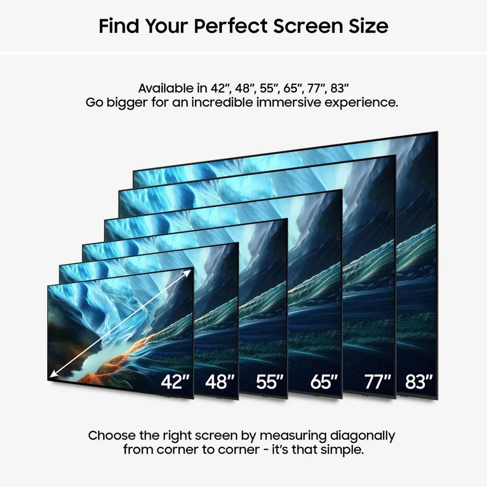 Samsung QE42S90HAEXXU 42 Inch S90H 4K OLED Ultra HD HDR AI Smart TV 2026