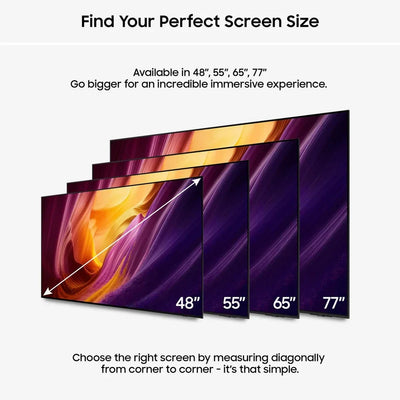Samsung QE65S95HFTXXU 65 Inch S95H OLED 4K Ultra HD HDR Smart AI TV 2026