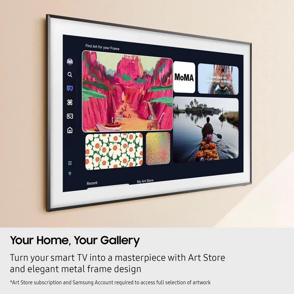 Samsung QE85LS03FWUXXU 85 Inch The Frame Pro LS03FW Art Mode Neo QLED 4K Vision Ultra HD HDR Smart AI TV