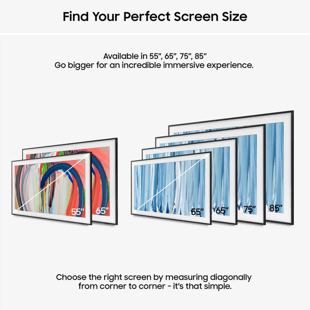 Samsung QE85LS03HWUXXU 855 Inch The Frame Pro LS03HW Neo QLED 4K UHD HDR Vision AI Smart TV with Art Mode & Wall Mount 2026