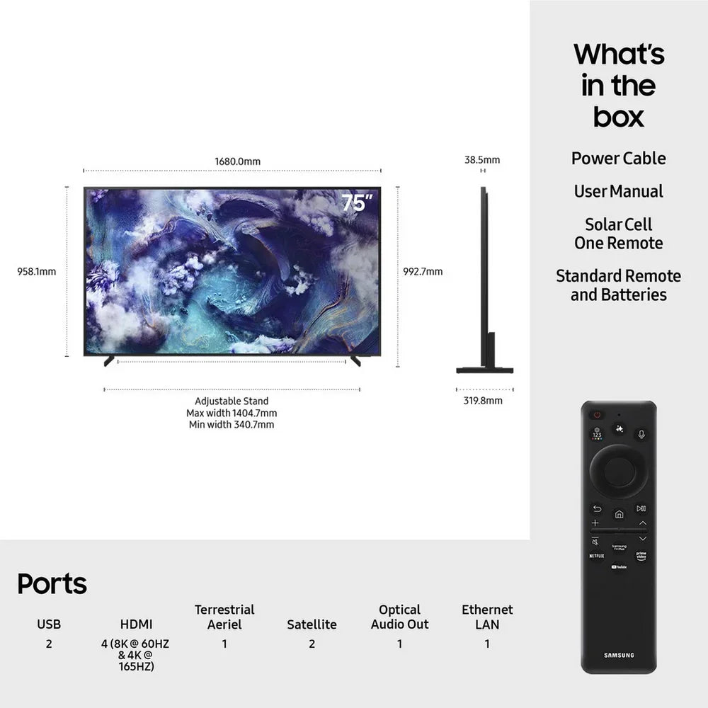 Samsung QE85QN900FTXXU 85 Inch QN900F 8K Neo QLED Ultra HD HDR Smart TV
