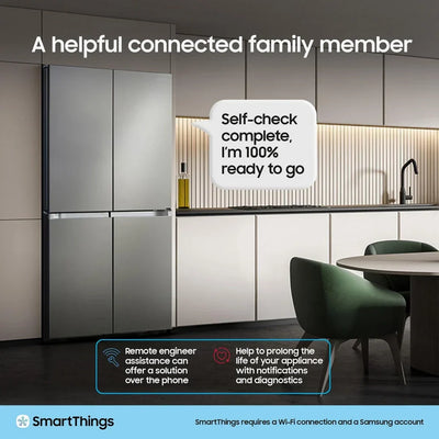 Samsung RF50C532EB1 Series 7 SpaceMax American Style Smart Fridge Freezer Black