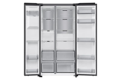 Samsung RS70F66KCFEU Bespoke AI Series 7 91cm Side by Side American Style Fridge Freezer in Black