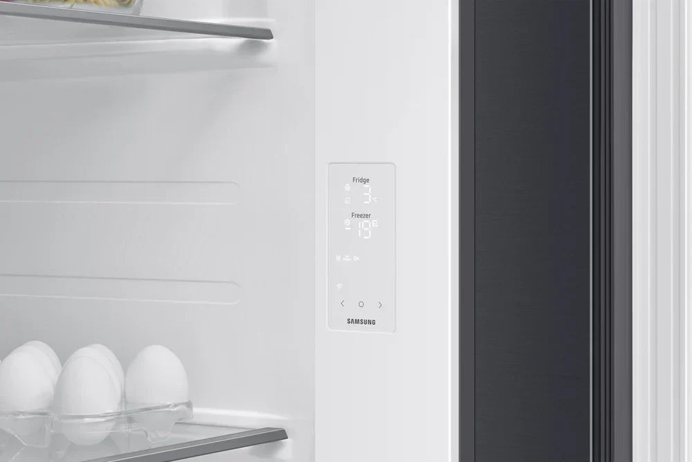 Samsung RS70F66KCFEU Bespoke AI Series 7 91cm Side by Side American Style Fridge Freezer in Black