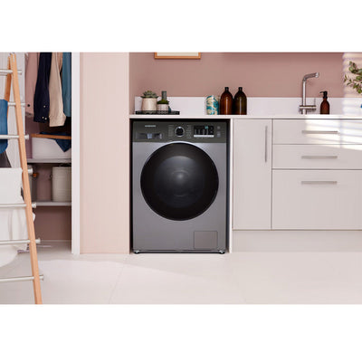 Samsung Series 5 WD80TA046BX/EU Ecobubble AI Energy 8kg+5kg 1400 Spin Washer Dryer Black