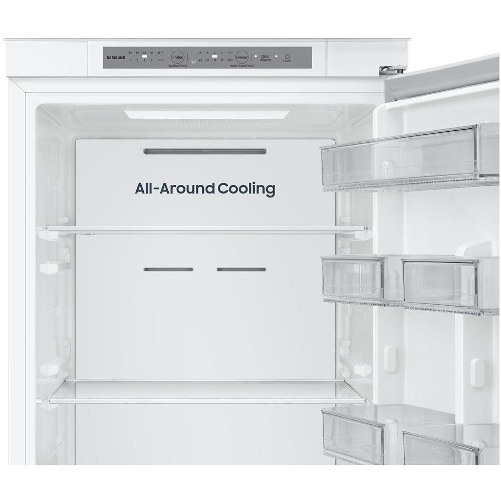 Samsung Series 6 BRB70F26DES0EU SpaceMax 267L Integrated Frost Free Fridge Freezer White