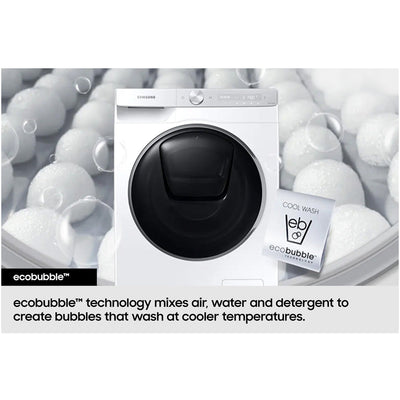 Samsung Series 8 WW11DB8B95GHU1 Bespoke AI Energy 11kg 1400 Spin Smart Washing Machine White