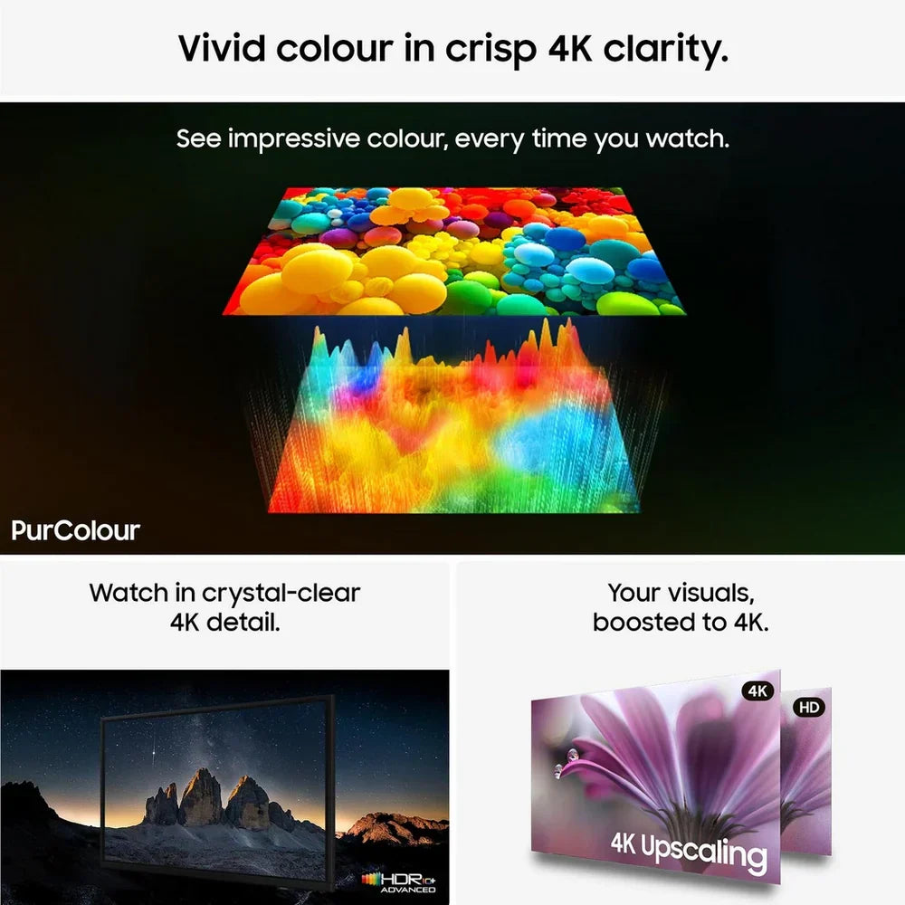 Samsung UE50U8020HKXXU 50 Inch U8020H 4K HD HDR Crystal UHD Smart AI TV 2026