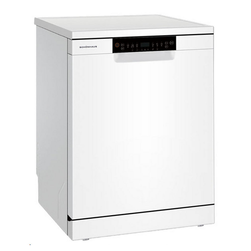 Schonhaus DWSF0115FSBW Freestanding Full Size Dishwasher with 15 Place Settings - Clearance