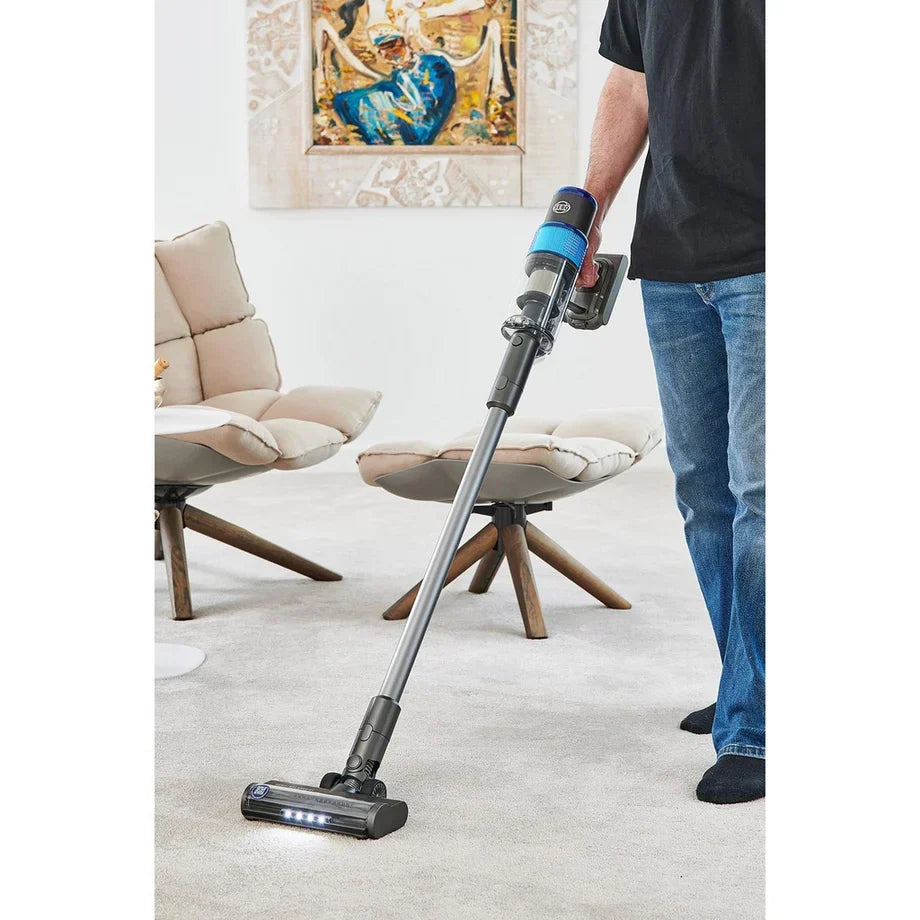 Sebo 95001GB Balance A1 Cordless Stick Vacuum Cleaner with up to 48 Minutes Run Time - Basalt Grey and Blue
